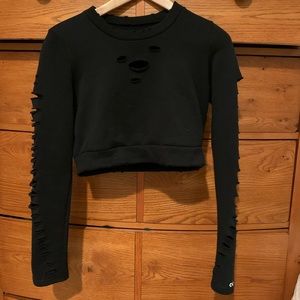 Alo Yoga cropped sweatshirt